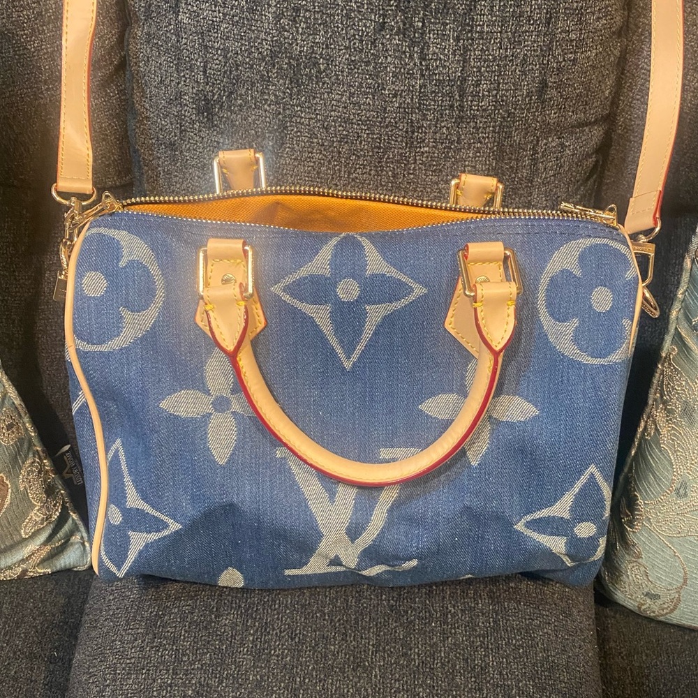 Inspired Blue Handbag